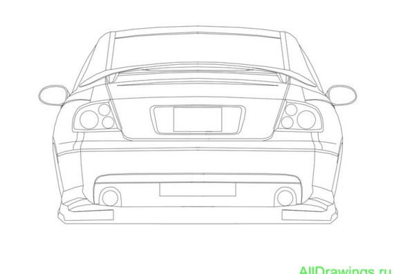 Pontiac GTO 5.7 Coupe (2004) (Pontiac TRP 5.7 Coupe (2004)) - drawings (figures) of the car